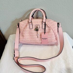Juicy Couture Light Pink Logo Satchel